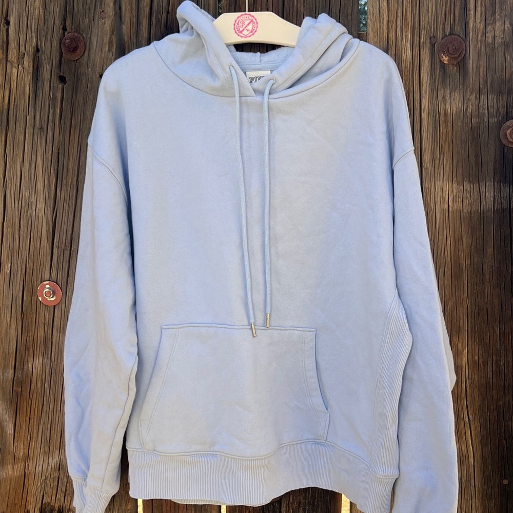 PINK Victoria's Secret light baby blue Hoodie